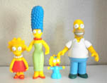 Lisa, Marge, Maggie, Homer
